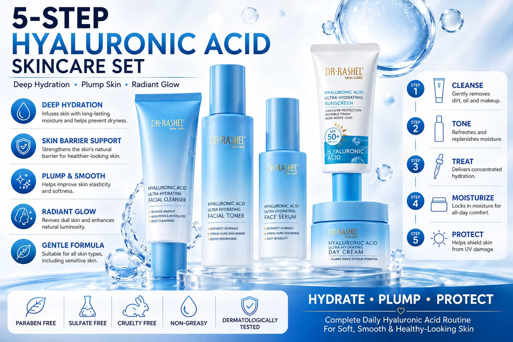 DR.RASHEL Available All Seasons Portable Vitamin c Active Brightening Skin Care Set