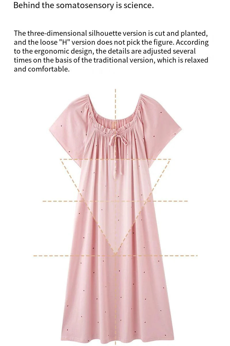 Summer Hot New Product Modal Fabric High-quality Fabric Nightgown Sleepwear That Can Be Worn As Women's Home Clothes