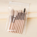 8Pcs Macaron Makeup Brushes Set Eye Shadow Foundation Women'S Cosmetic Brush Diy Blush Powder Blending Beauty Soft Make Up Tools