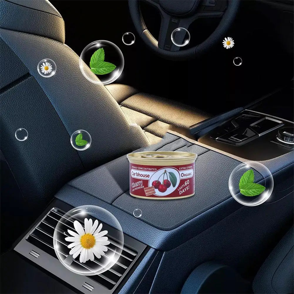 Coffee Scented Car Air Freshener - Canned Wood Block Aromatherapy