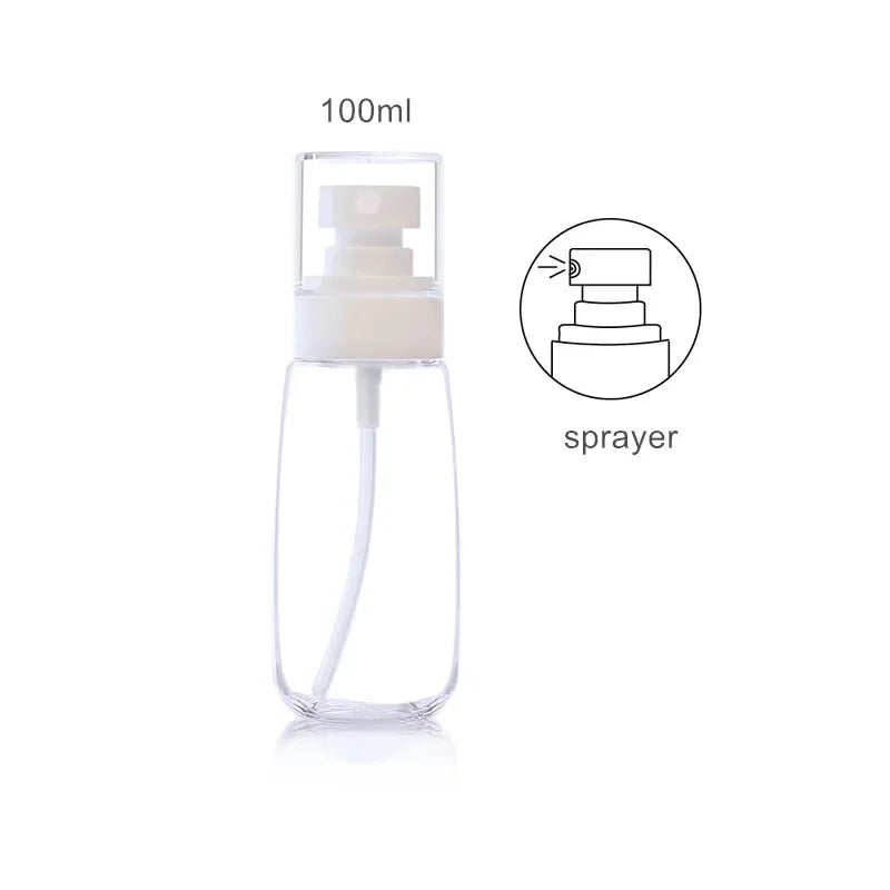 Upg Fine Mist Spray Bottle Set 30ml 60ml 100ml Refillable Travel Bottle With Lotion Pump