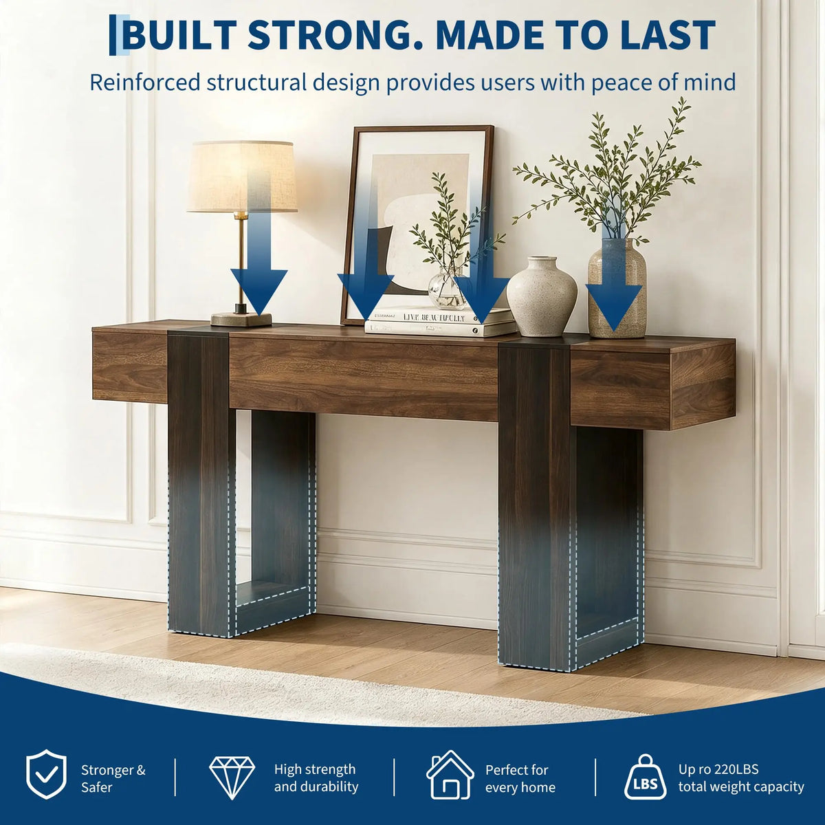 Console Table Entryway Sofa Table For Hallway Living Room