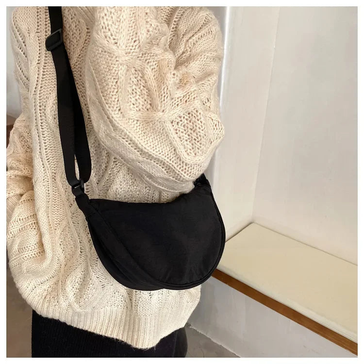 Casual Nylon Hobos Crossbody Bag for Women Designer Shoulder Bags Large Capacity Tote Lady Travel Shopper Bag Female Purses