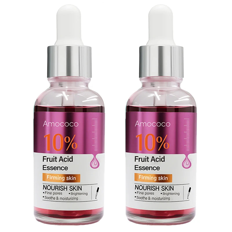Amococo Facial Serum Set - Ceramide & Fruit Acid, 2 x 30ml