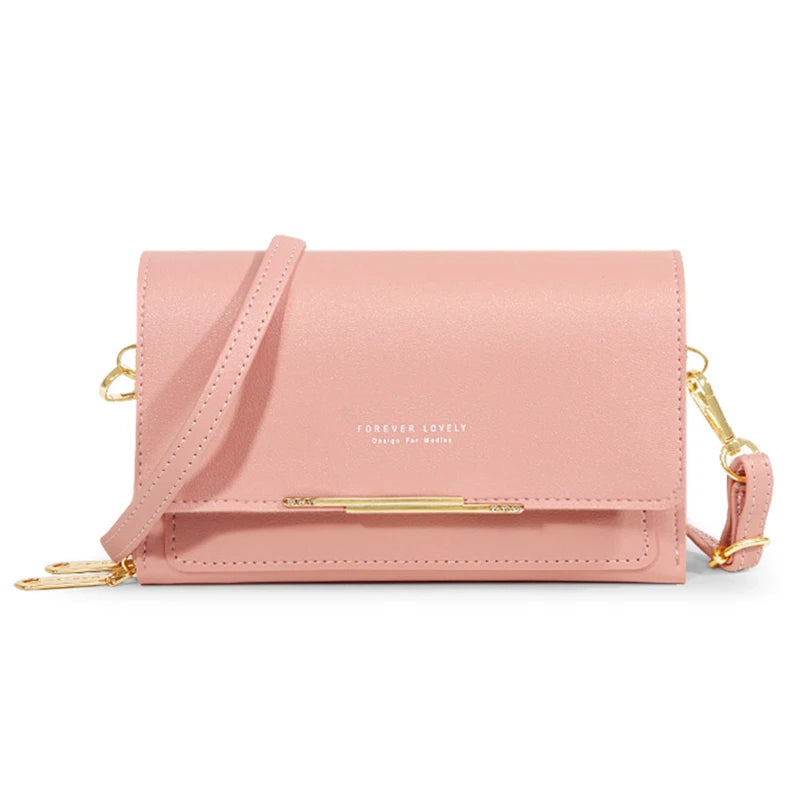Women Crossbody Bag Fashion Shoulder Messenger Bag Multi-pocket Solid Color Bag Luxury For Ladies Handbag