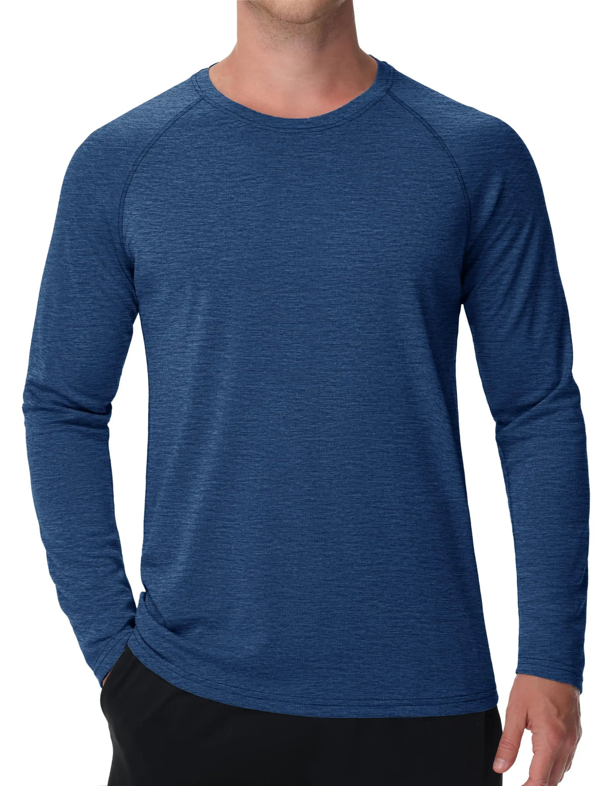 TACVASEN Men's Long Sleeve Workout T-Shirt UPF 50+ Quick Dry Athletic