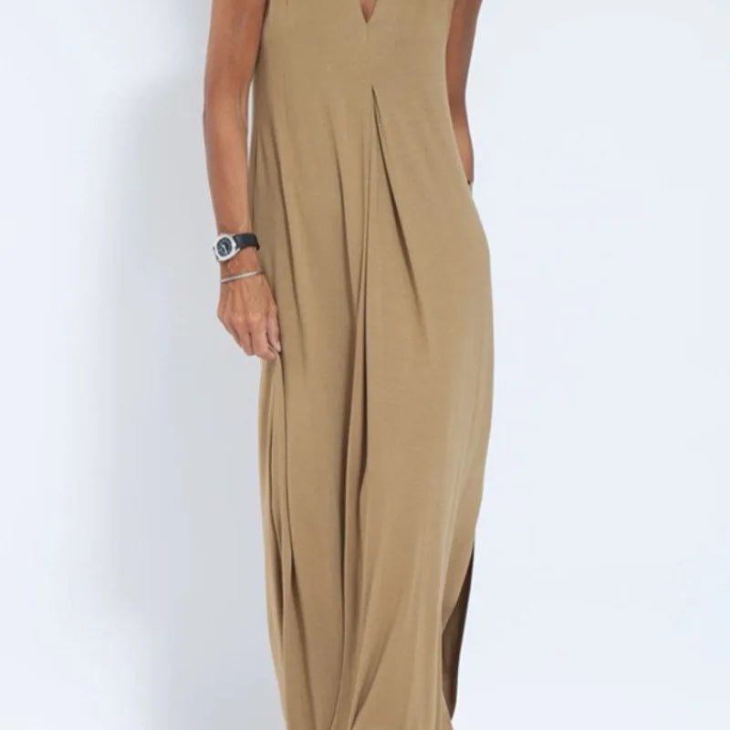 Spring Summer 2026 New Style Pure Color V-Neck Pullover Dress Cardigan Set Women's Versatile Long Skirt Casual Comfortable