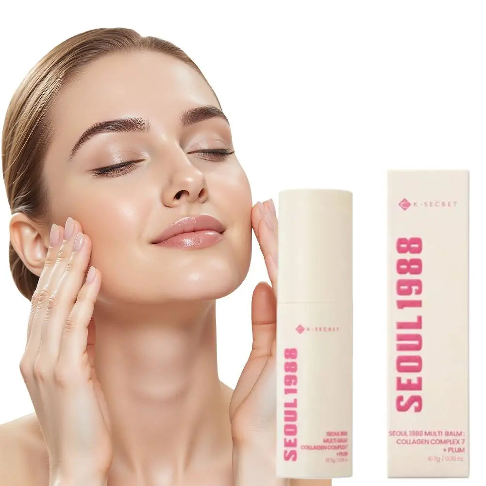 Korea SEOUL 1988 Collagen Complex Multi Balm Stick 10g Deep Hydrating Firming Anti-Aging Multi-Purpose Balm Skin Care