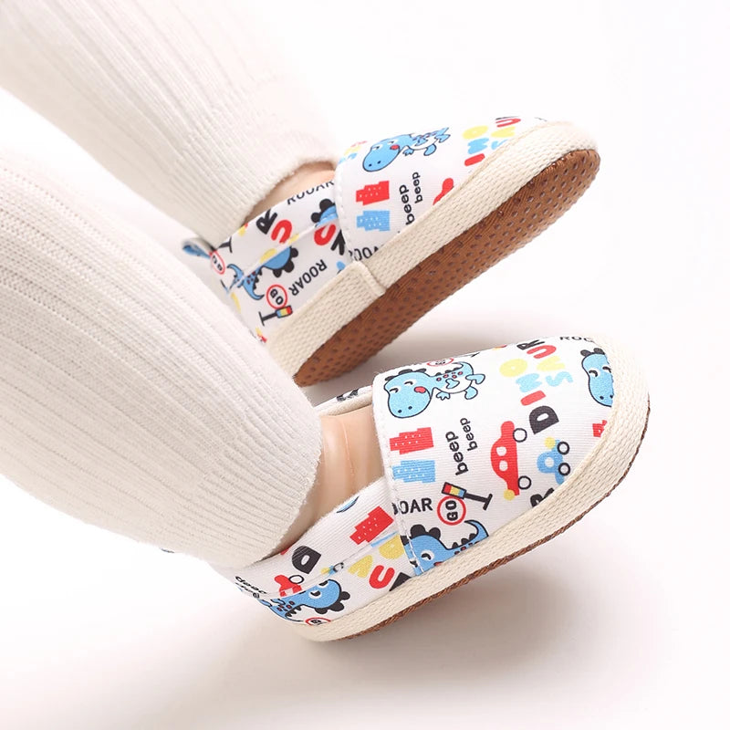 Little Star Baptismal Baby Casual Flat Shoes Spring Autumn Soft Walking Shoes For Infant Toddler 0-18 Months