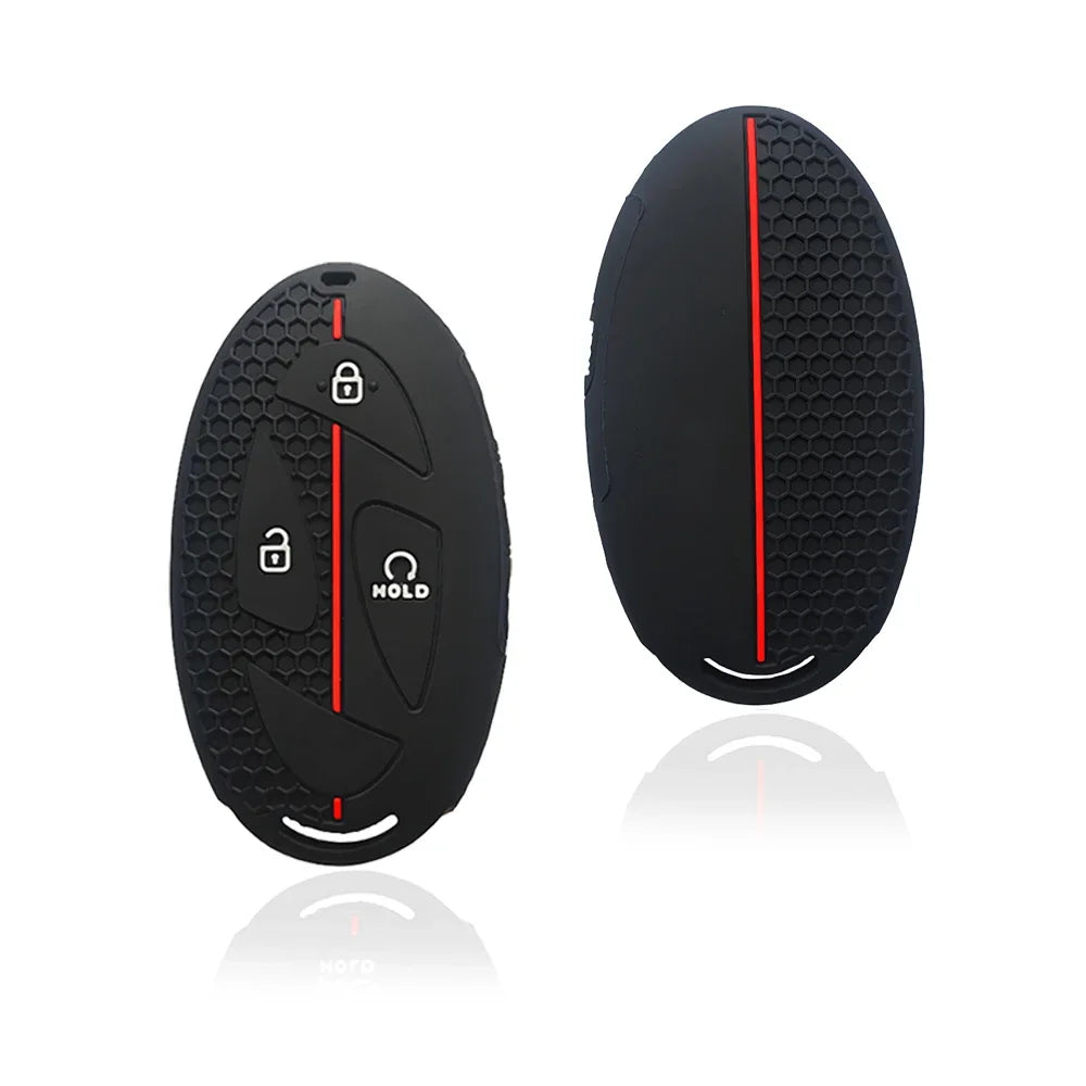 New Type Silicone Smart Key Cover Case for Hyundai Tucson Elantra Kona 3 Buttons Remote Keys 2023-2025 Car Accessories