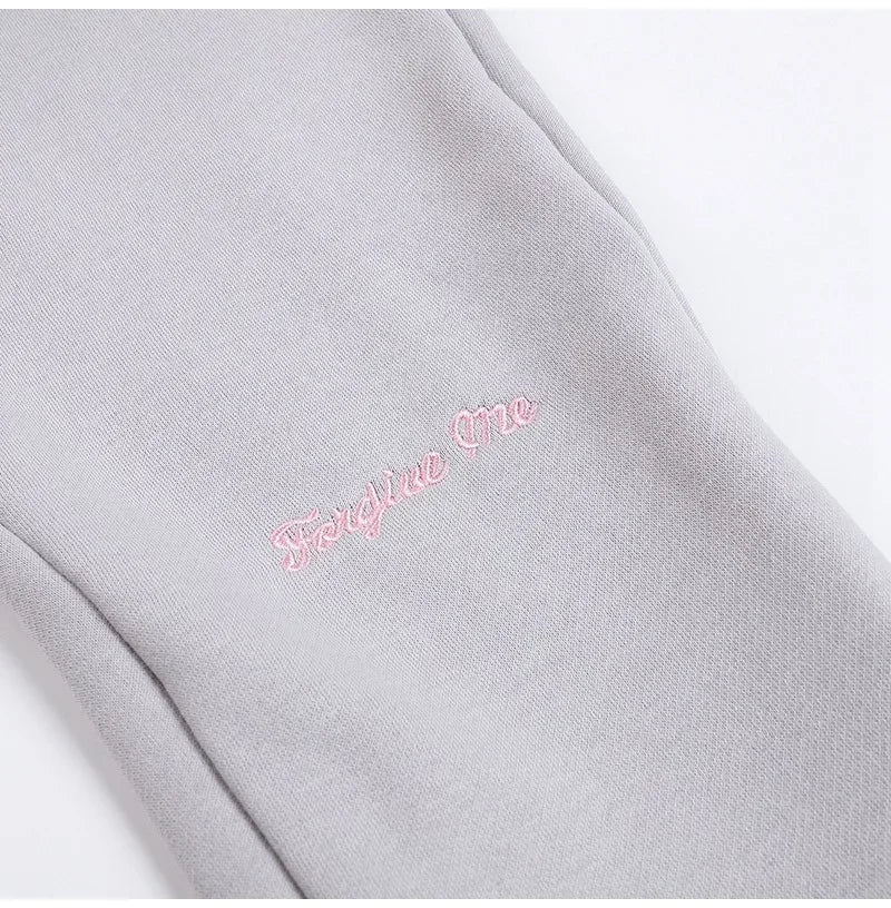 Outdoor Fashion Synaworld American Street Hip Hop Fleece Suit Men's and Women's Trend Casual Hooded Sweater Sports Pants
