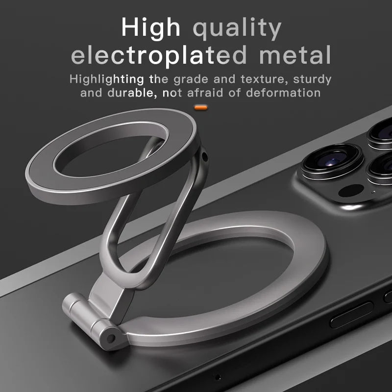 For MagSafe Double Sided Magnetic Phone Ring Holder Portable Folding Cellphones Stand Phone Accessories Support Bracket Grip