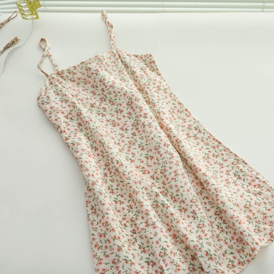Sexy U-Neck Straps Backless Print Mini Dress Summer Sleeveless Floral Bodycon Dresses Beach Causal Evening Party Club Vestidos