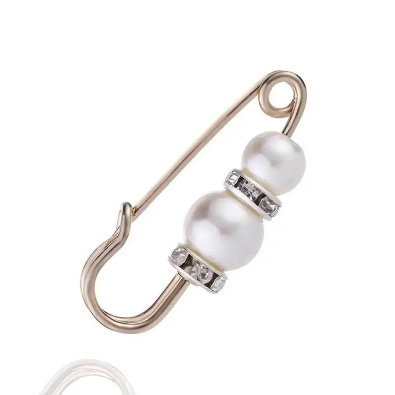 Detachable Metal Pins For Clothing Elegant Clip On Brooches For Women's Sweaters Cardigans Dresses