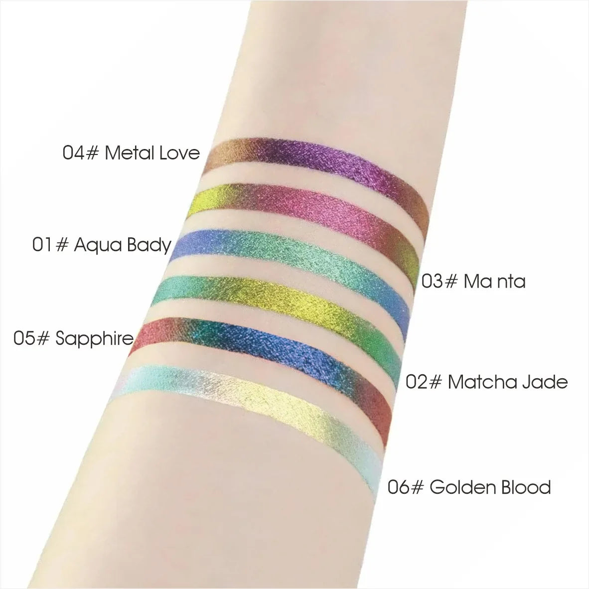 Chameleon Liquid Eyeshadows Shiny Lasting Eyeliner Duochrome Eyeshadow Fashion High Quality Makeup Multi Purpose Women Cosmetic