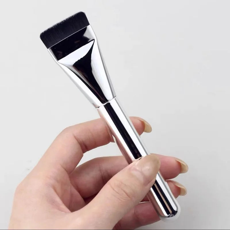 A Foundation Brush Ultra Thin Traceless Concealer Brush Mask Brush Flat Head No Powder Soft Hair Beauty Tools Makeupbrush