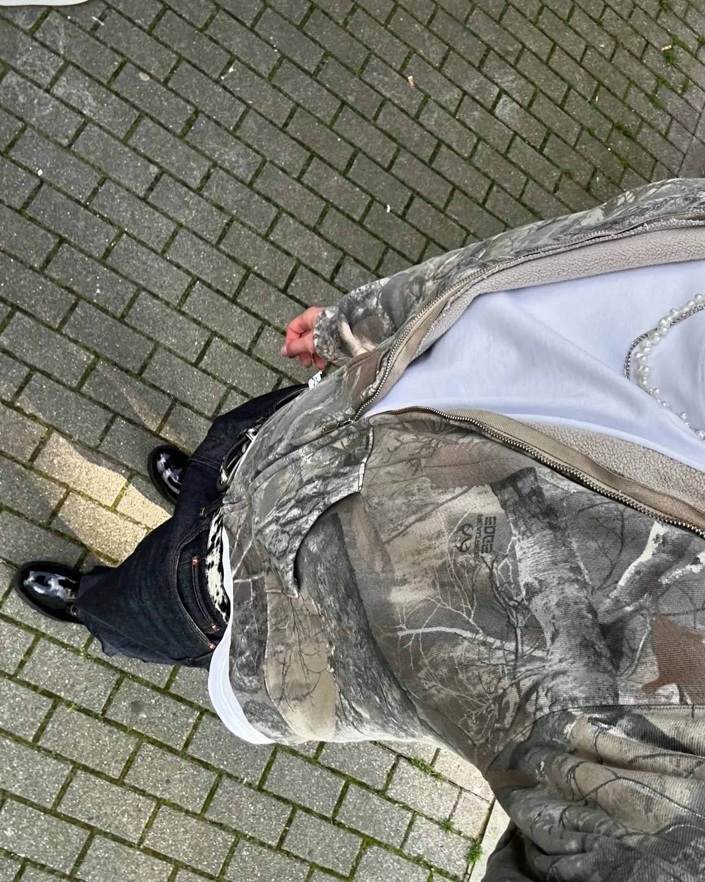 America Retro Zip up Hoodie Men Camouflage Pattern zipper Sweatshirt High Street Hip HopStreetwear Oversized Unisex Camo Hoodie