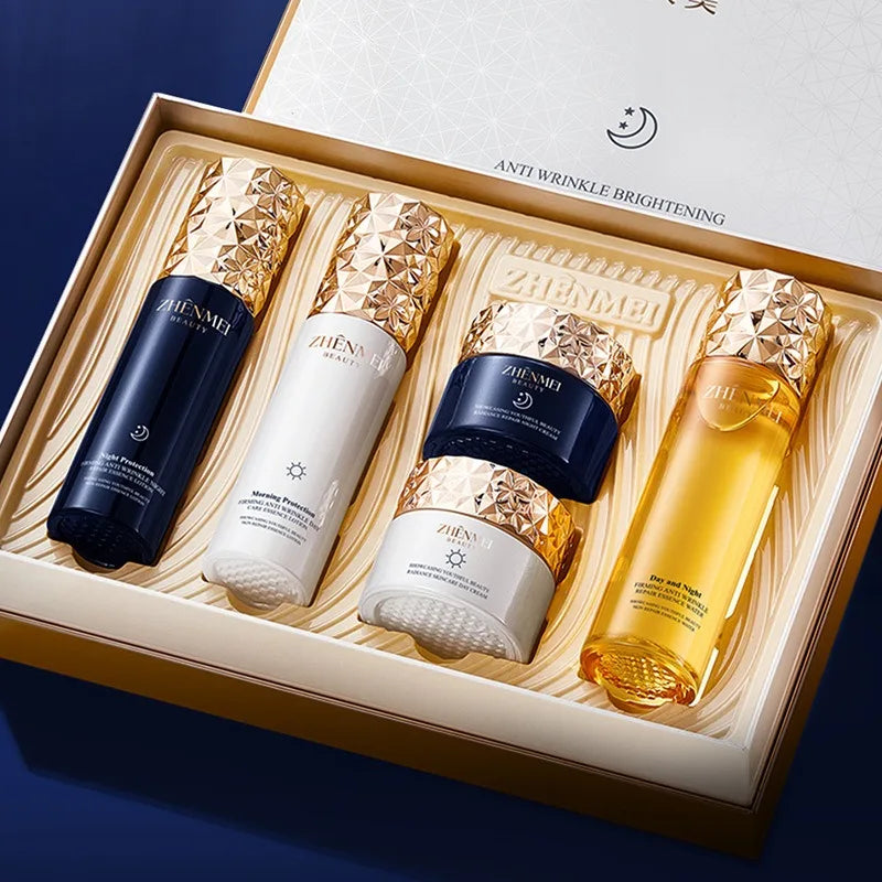 Polypeptide Moisturizing Anti-Wrinkle Set Reduces Fine Lines Repairs Skin Hydrates Brightens Anti-Aging Firming Skin care