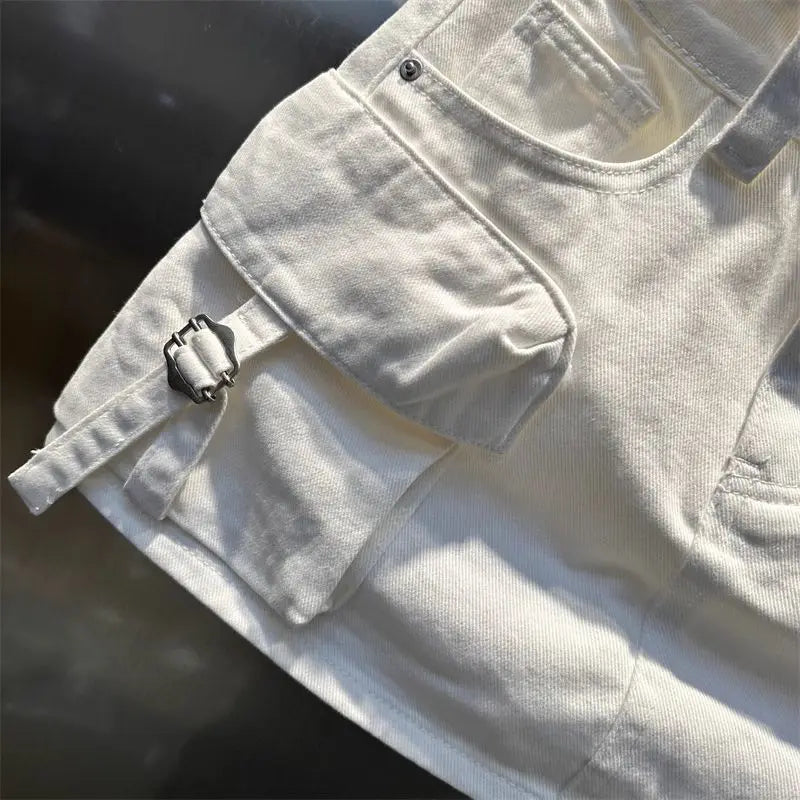 High Waisted Casual Washed Short Skirt for Women in the Spring and Summer of 2026 Stylish and Slimming Workwear Skirt