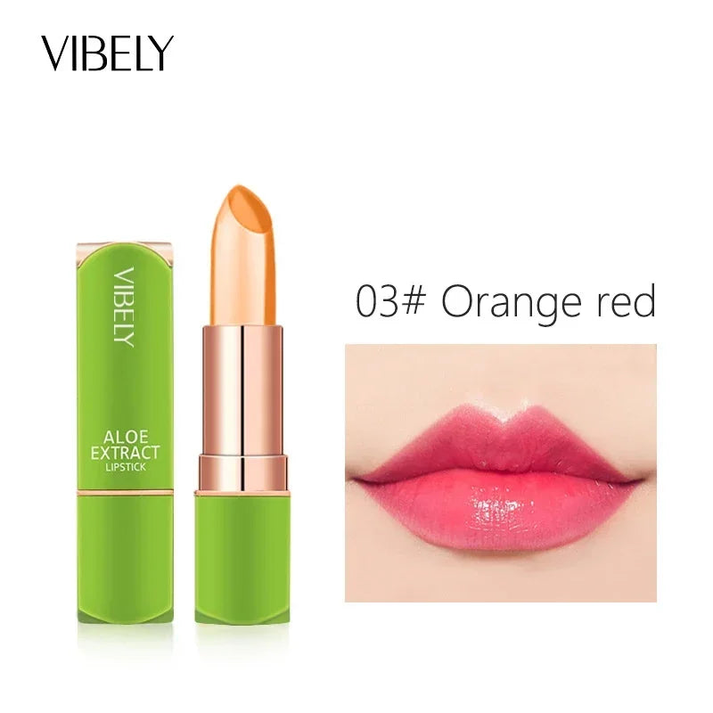 Aloe Vera Temperature Color Changing Jelly Lip Balm Moisturizing
