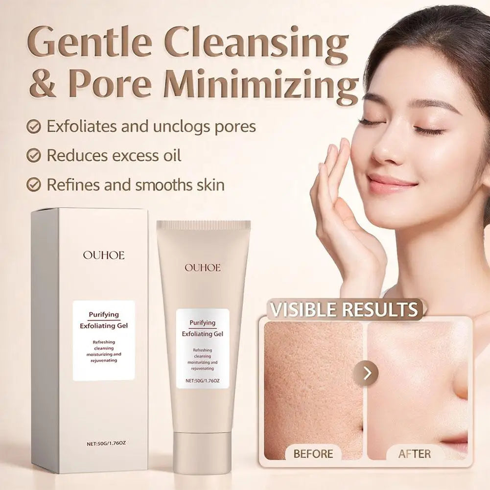 OUHOE Purifying Exfoliating Gel - Pore Refining Face Scrub 50g