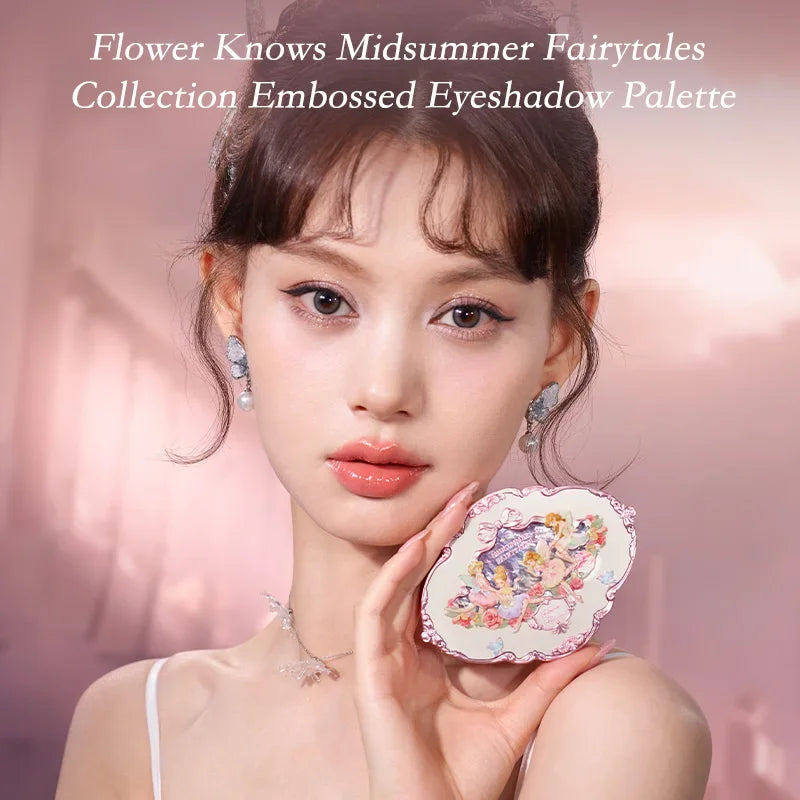 Flowerknows Makeup Set All In Flower Knows Little Angel Highlighter Powder Blush Strawberry Rococo Lip Gloss Perfume Kit