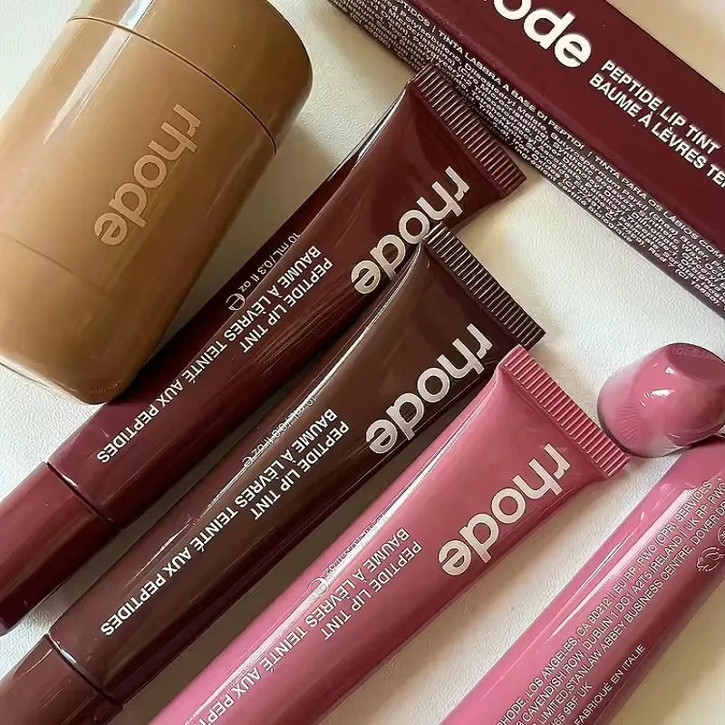 Rhodeskin Spring Lip Gloss Lip Balm Smoothing Lipstick Lines Lasting Nourishing Women Daily Care Makeup Moisturizer Blush Girl