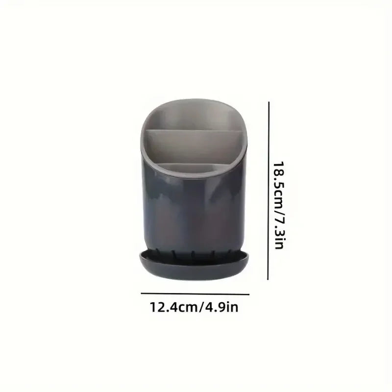 1PC Soporte de Almacenamiento de Plástico Estante de Secado de Cocina para Vajilla Cuchillo Cuchara Tenedor Contenedor de Drenaje Organizador Herramienta de Mesa