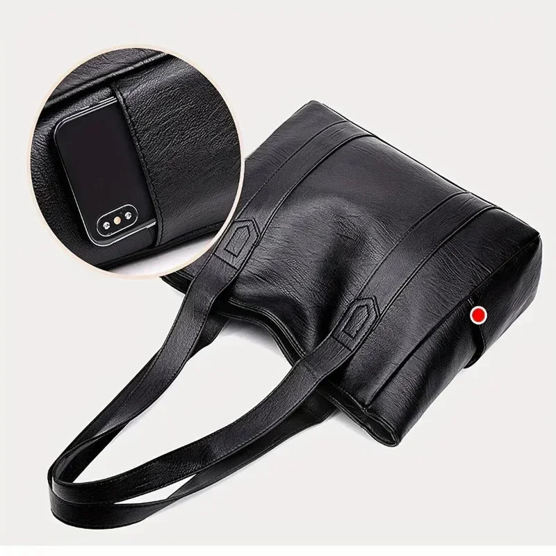 Large Capacity Tote Bag For Women Low-key High-end Texture Shoulder Bag Holiday Travel Tote Bag Korean Version Large Capacity