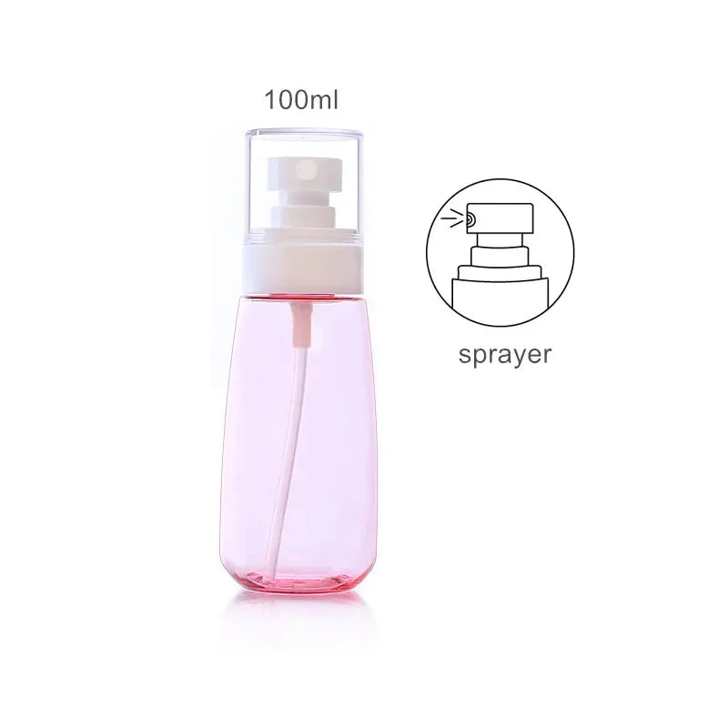 Upg Fine Mist Spray Bottle Set 30ml 60ml 100ml Refillable Travel Bottle With Lotion Pump