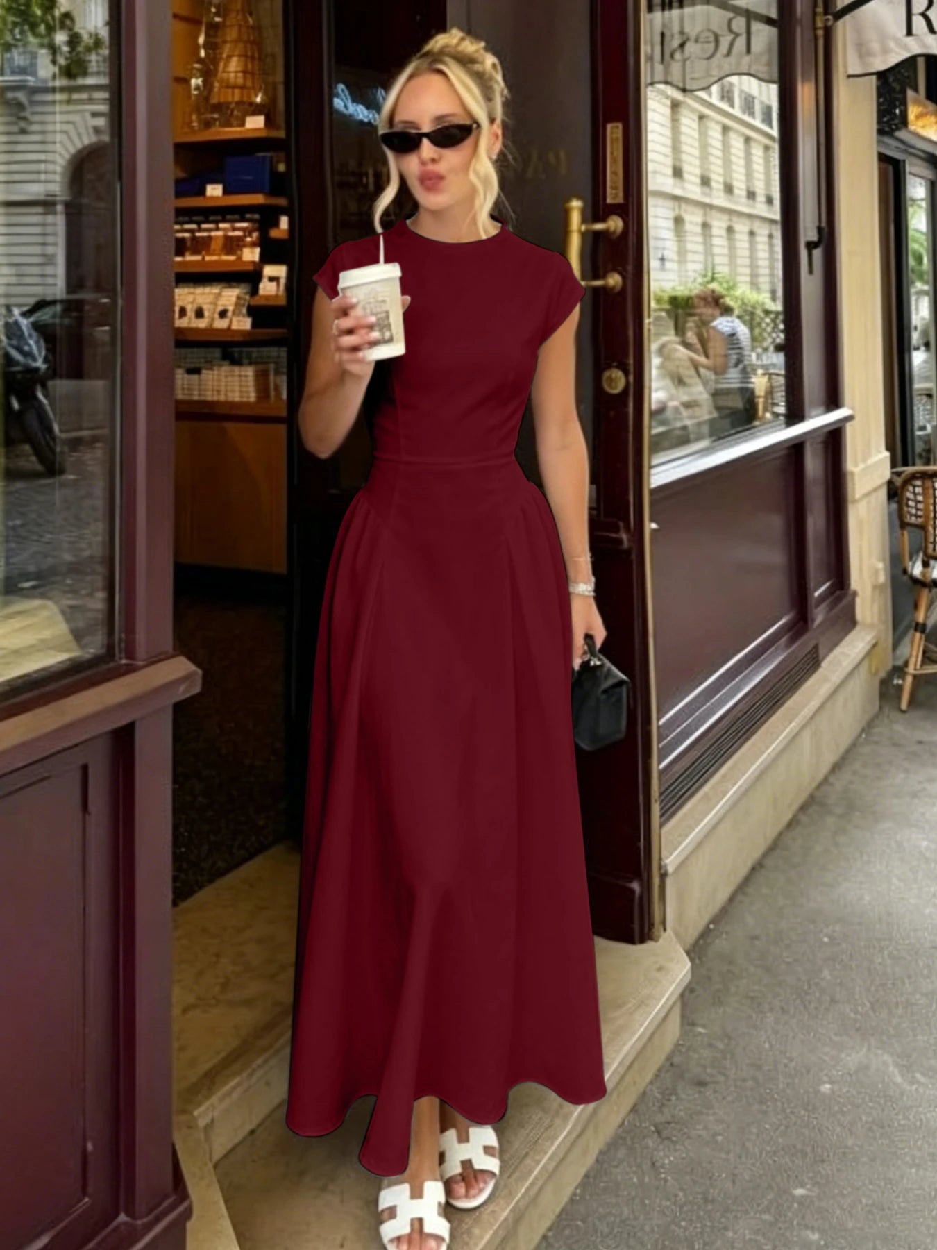 New Women Mini Dresses Elegant Floral Print Patchwork Casual Party Dress Graceful For Holiday Casual Slim Summer Female Dresses