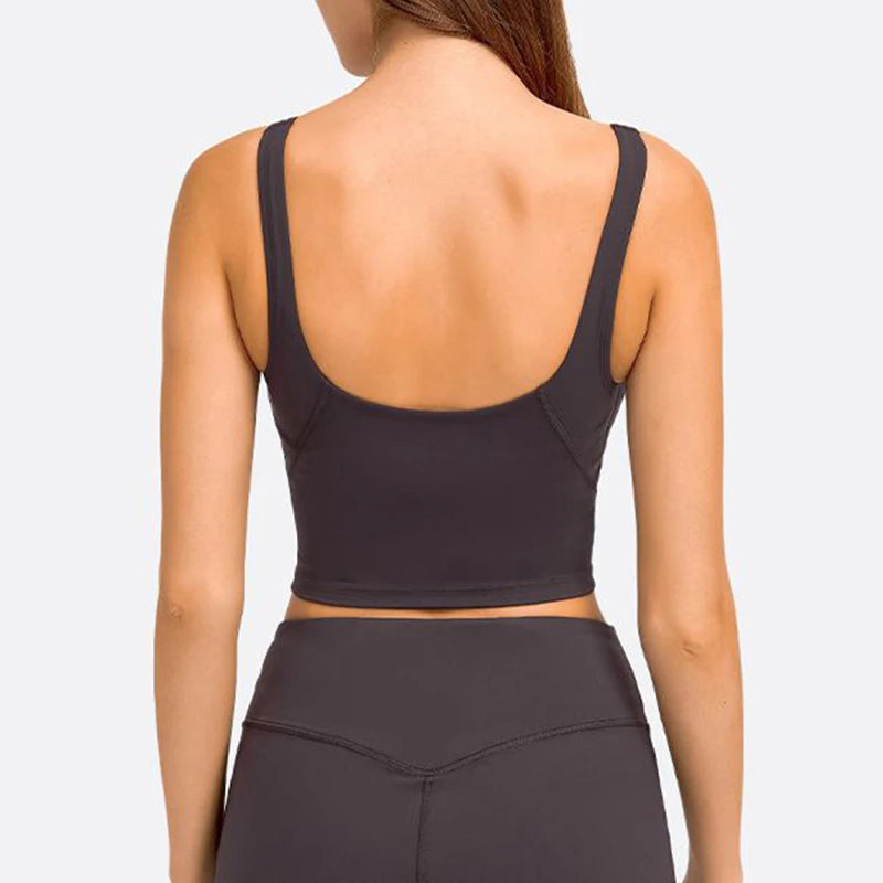 Sports yoga bra, U-shaped back, high-quality sports, fitness running, breathable quick drying women's bra