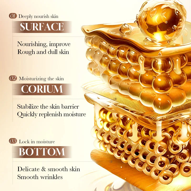 6pcs Propolis Nourishing Skincare Gift Set, Intensive Hydrating Sodium Hyaluronate Facial Kit, Barrier Repair, Smooth Wrinkles