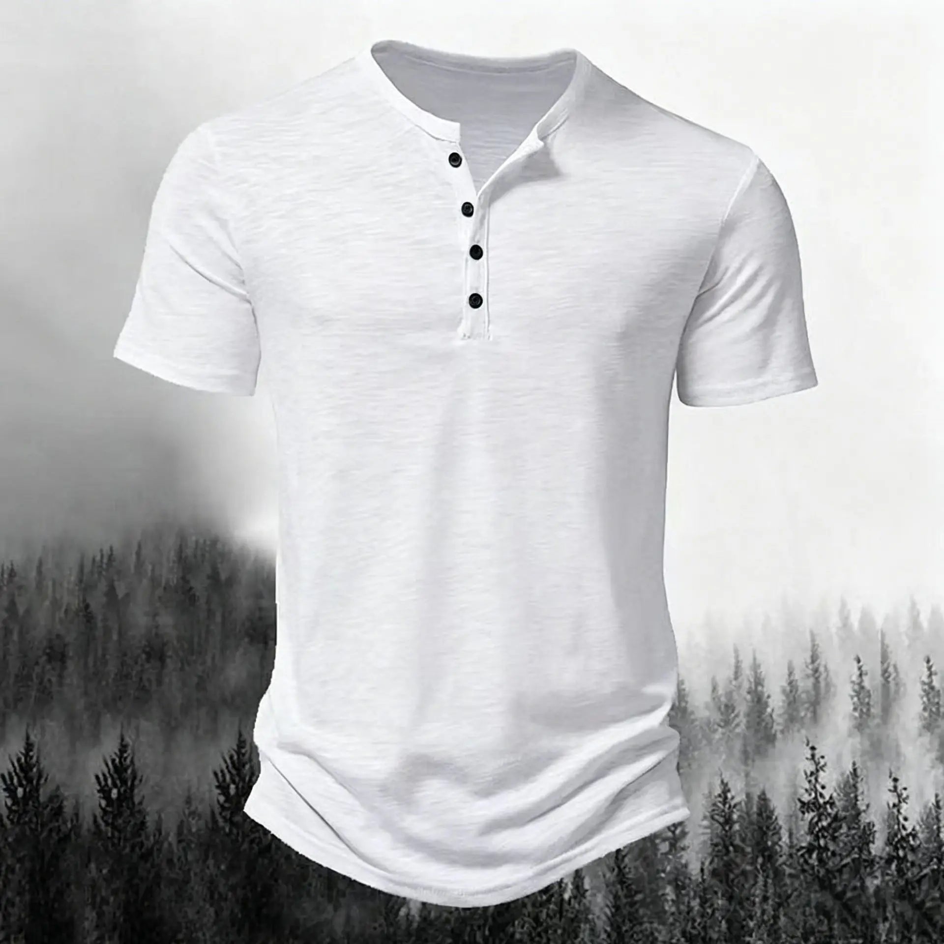 New Men's Short Sleeve Collar Polo Shirts Summer Solid Color Casual Polo Shirt Trendy Breathable Loose Basic  Oversize Top ﻿