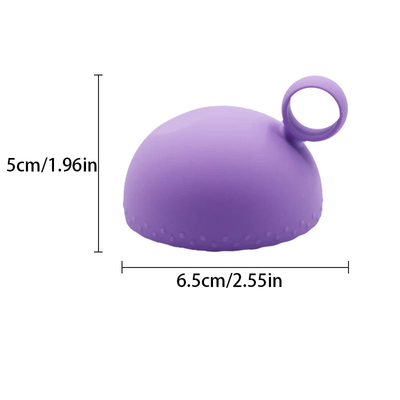 Silicone Makeup Brush Cleaning Bowl, Efficient, Portable, Reusable Makeup Brush, Beauty Egg Cleaning Tool