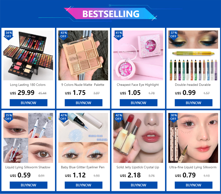 New Glitter Eye Shadow Professional Makeup Monochrome Shining Eyeshadow Sequins Universal Party Cosmetic