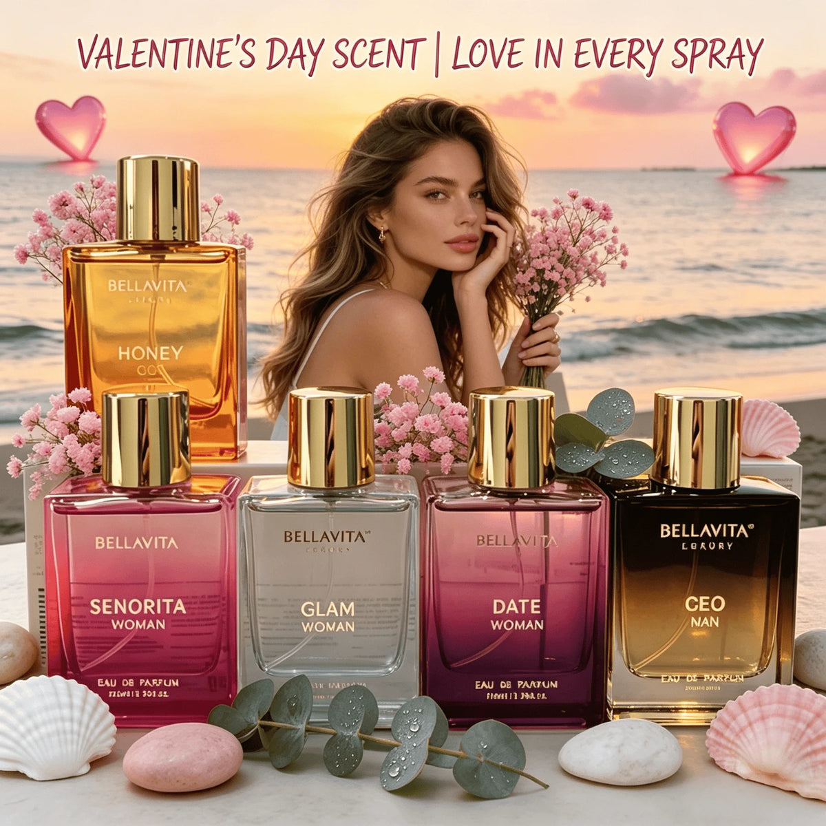 Bella Vita Top Trending Men Fragrance 3.4fl.oz, Sigma Male G.O.A.T Whith Skai Senorita Date Scent, Distinct Woody Musk Aroma, All-Day Long Lasting Performance