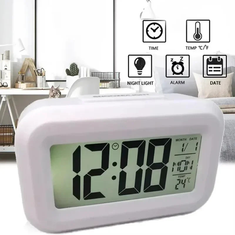 LED Digital Alarm Clock – Multi-Function Desktop & Bedroom Decor Clock