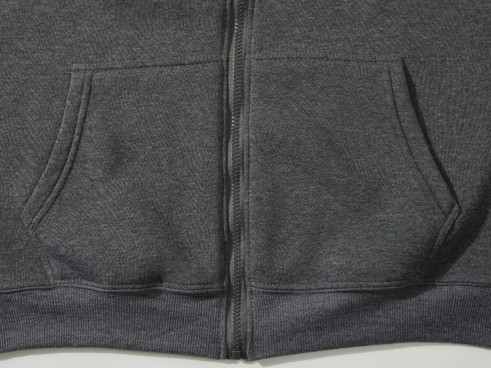 2026 Trendy Fashion Sportswear Coat Front Pocket Warm Zipper Jacket Men's and Women's Autumn/Winter Solid Color Open Hoodie