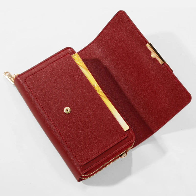 Women Crossbody Bag Fashion Shoulder Messenger Bag Multi-pocket Solid Color Bag Luxury For Ladies Handbag