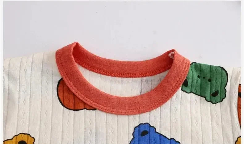 Baby Boy pajamas Children Loungewear Long Sleeve Pajamas Cute Deisgn Lightweight and Comfortable Fabric Sleepwear Outfit