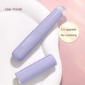 Silicone Lip Brushe With Abs Plastic Handle, Portable Lipstick & Lip Balm Applicator With Cap,Perfect Blending & Smudge Cover