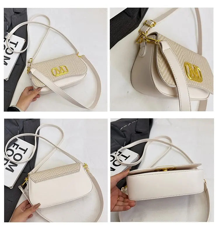 Famous Designer Crossbody Bag Trendy Letter Logo Also Serves As A Chic And Spacious Diaper Bag For Women