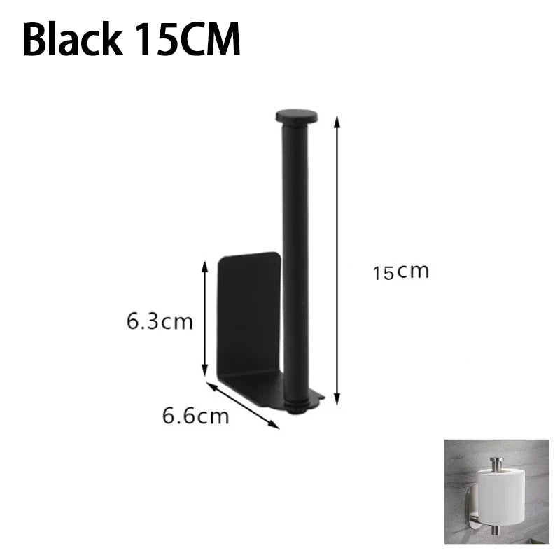 Toallero de cocina de acero inoxidable, soporte para papel de cocina, organizador debajo del fregadero, estante de almacenamiento alargado, accesorios para fregadero SNJ007