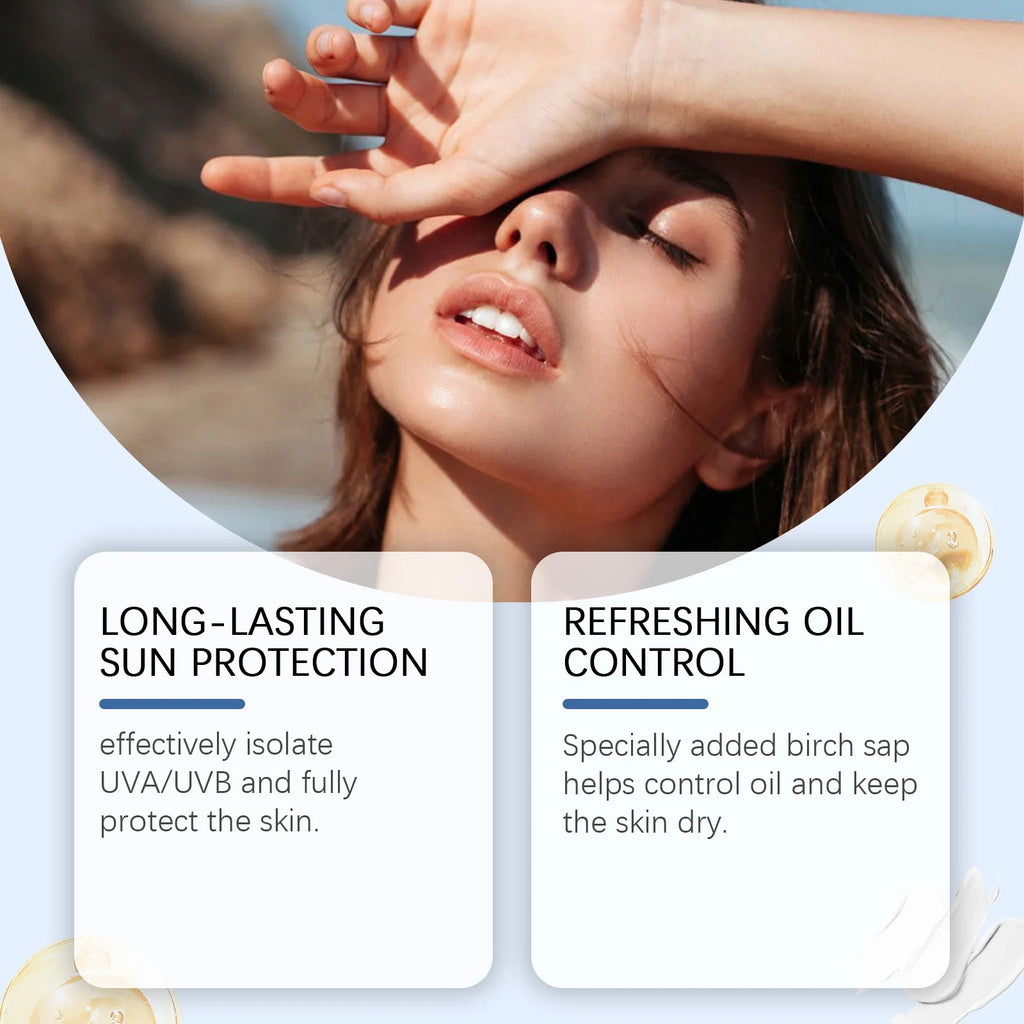 Face Sunscreen SPF 50 Niacinamide Ceramide Non Greasy Broad Spectrum Skin Barrier Protection All Skin Types Lightweight UV Serum