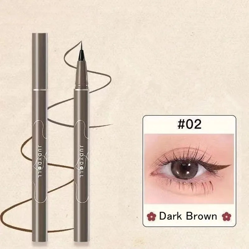 Judydoll Ultra-Fine Liquid Eyeliner Pen Matte Lying Silkworm Eye Lash Pencil Fast Dry Smooth Lasting Eye Shadow Stick Makeup