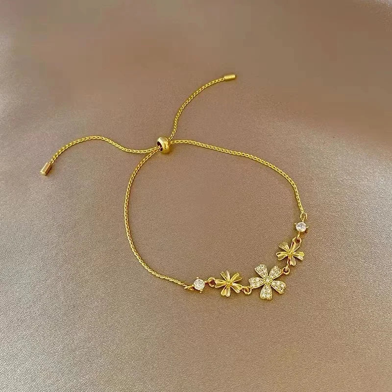 Trendy Lady Bracelet Alloy Women'S Love Butterfly Hand Jewelry Accessories Casual Bracelet Chain Gifts For Friends