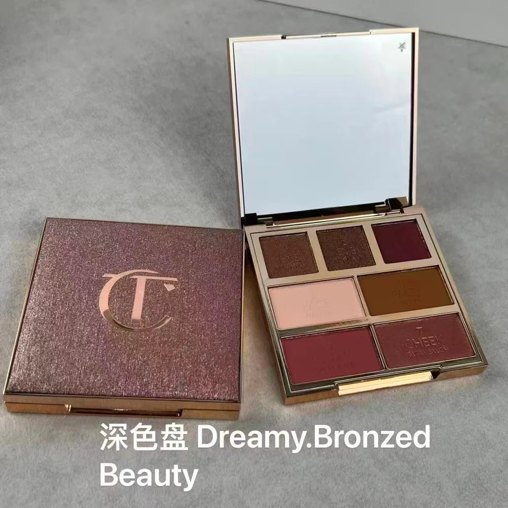 Charlotte Tilbury Eye Shadow 4-colors 6-colors 7-colors 9-colors Super Nudes Easy Eye Push Up Lashes Lasting Natural Cosmetics