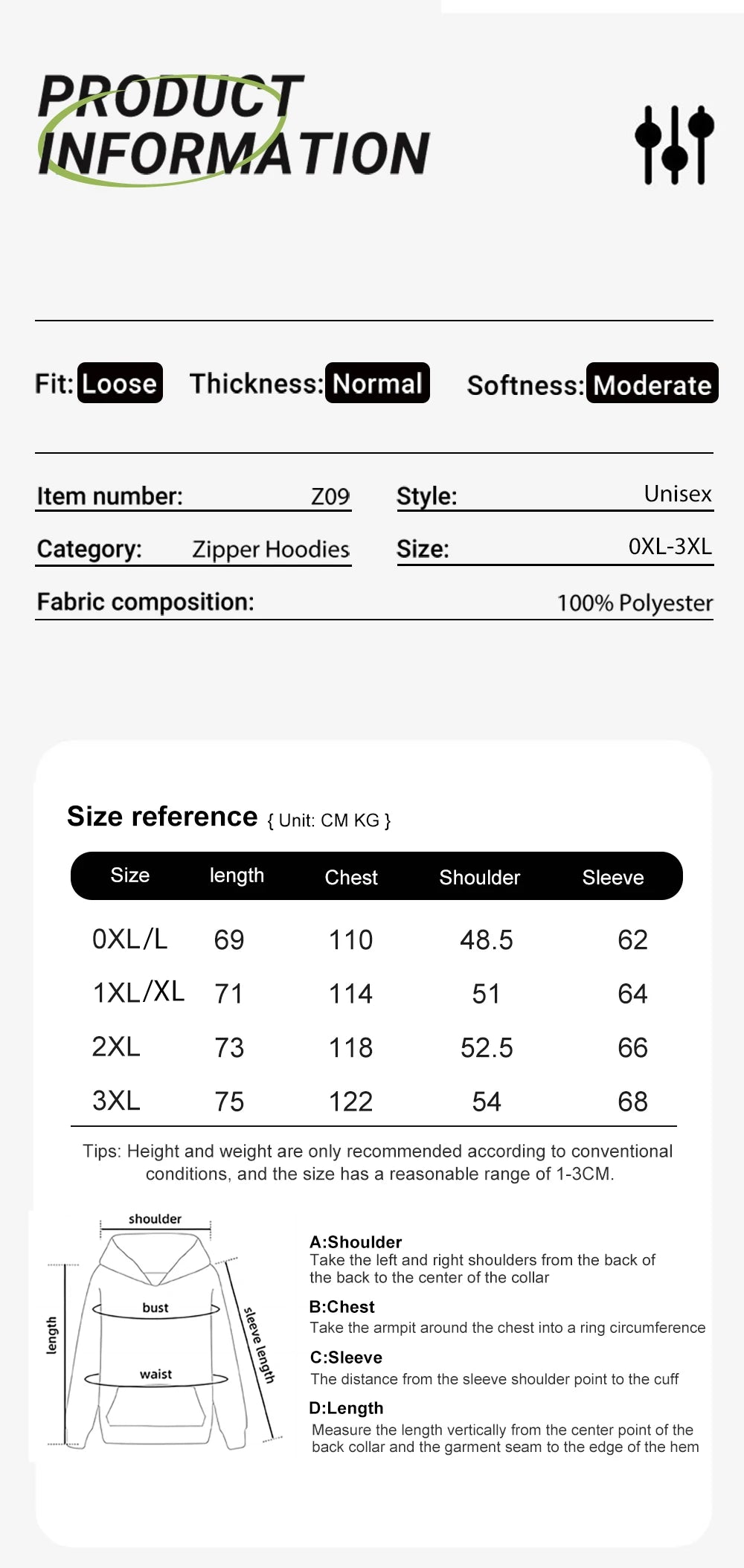 Plus Size Solid Zipper Hoodies Women Warm Fleece Hooded Sweatshirt Autumn Casual Sportswear Pocket Jogging Clothing Street Coat