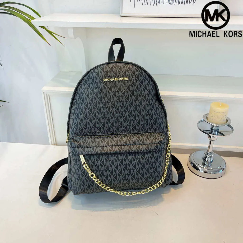 Michael Kors 2026 New Fashion Women's Bag Collection Slater Medium Backpack Casual Travel Shoulder Bag
